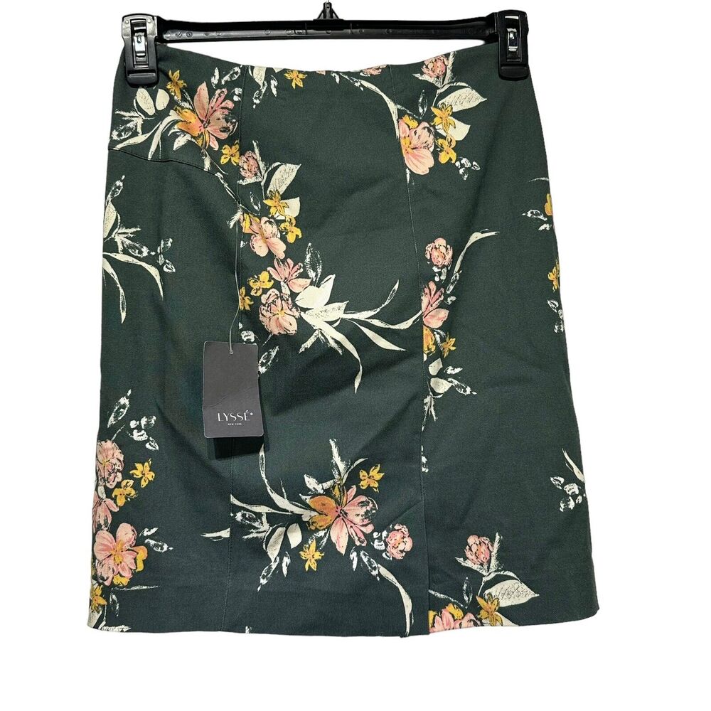Lysse Women's Charity Tropical Floral Straight Pencil Skirt Size MP